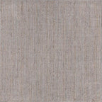 Unique Loom Braided Jute Collection Area Rug - Dhaka (8' Square, Gray)
