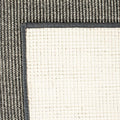 Martha Stewart x SAFAVIEH Area Rug Collection - 2'4" x 4', Charcoal, Sisal & Jute, Farmhouse Style, Ideal for Living Room, Bedroom, Office, Accent Space (MSR9501F)