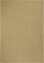 Martha Stewart x SAFAVIEH Area Rug Collection - 4' x 6', Green, Sisal & Jute, Farmhouse Style, Ideal for Living Room, Foyer, Bedroom, Accent Space (MSR9501Y)