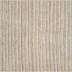 SAFAVIEH Area Rug 6' Square - Natural Fiber Collection - Grey & Natural Brown, Handmade Jute, Farmhouse Style, Chunky Textured Thick Pile (NF447K)