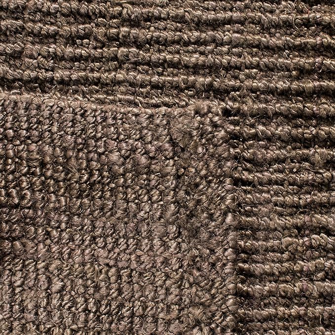 SAFAVIEH Area Rug 10x14 - Natural Fiber Collection - Large - Brown, Handmade Jute, Farmhouse Style, Chunky Textured Thick Pile (NF447D)