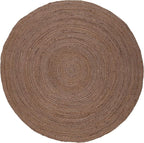 SAFAVIEH Natural Fiber Collection 4' Round Brown NFB901T Handmade Premium Jute Entryway Foyer Living Room Bedroom Kitchen Area Rug