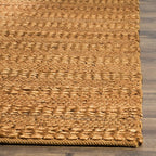 SAFAVIEH Area Rug 8x10 - Natural Fiber Collection - Large - Gold, Handmade Jute, Braided Woven Design, Ideal for Living Room, Bedroom, Dining Space (NF212E)