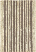 Dash and Albert Calder Stripe Grey Handwoven Jute Rug, 9 X 12 Feet, Neutral/Grey Stripe Pattern