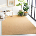 Martha Stewart x SAFAVIEH Area Rug Collection - 4' x 6', Natural & Green, Sisal & Jute, Farmhouse Style, Ideal for Living Room, Foyer, Bedroom, Accent Space (MSR9501E)