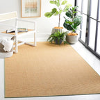 Martha Stewart x SAFAVIEH Area Rug Collection - 4' x 6', Natural & Green, Sisal & Jute, Farmhouse Style, Ideal for Living Room, Foyer, Bedroom, Accent Space (MSR9501E)