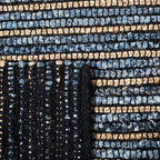 SAFAVIEH Cape Cod Collection Area Rug - 9' x 12', Blue & Natural, Handmade Flat Weave Braided Jute & Cotton, Ideal for High Traffic Areas in Living Room, Bedroom (CAP363A)