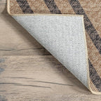 nuLOOM 5' x 8' Easy-Jute Area Rug, Machine Washable, Non-Slip, for Living Room Bedroom Kids Room Nursery Home Decor, Kasie Natural