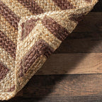 Rugs USA Dogwood Tiled Jute Area Rug, 5x8, Brown