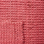 SAFAVIEH Natural Fiber Collection Accent Rug - 2' x 3', Red, Handmade Farmhouse Jute, Ideal for High Traffic Areas in Entryway, Living Room, Bedroom (NF730D)