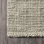 JONATHAN Y Pata Hand Woven Chunky Jute Gray Indoor Area Rug, 8x10, Bohemian, Rustic, Cottage, Easy-Cleaning for Living Room, Bedroom, Kitchen, Non-Shedding (NRF102C-8)