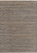 Unique Loom Chindi Jute Collection Area Rug (7' 1" x 10' Rectangle, Black/ Natural)