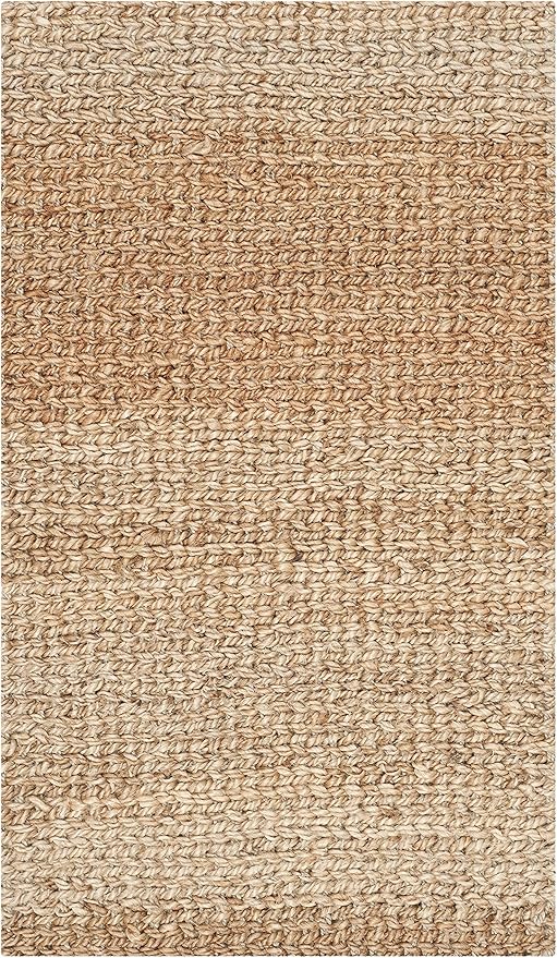 SAFAVIEH Natural Fiber Collection Accent Rug - 2'3" x 4', Natural, Handmade Farmhouse Jute, Ideal for High Traffic Areas in Entryway, Living Room, Bedroom (NF732A)