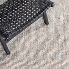 SAFAVIEH Natural Fiber Collection Area Rug - 10' x 14', Grey & Natural, Handmade Woven Fringe Jute, Ideal for High Traffic Areas in Living Room, Bedroom (NF826F)