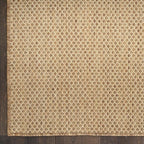 Nourison Home Courtyard Jute 9' x 12' Area Rug - Easy Clean, Non Shedding, Bed Room, Living Room, Dining Room, Kitchen (9' x 12')