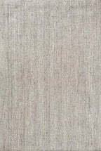 nuLOOM 9x12 Rigo Jute Hand Woven Area Rug, Grey, Solid Farmhouse Design, Natural Fiber, For Bedroom, Living Room, Dining Room, Hallway, Office, Kitchen, Entryway