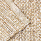 · REDEARTH · Jute Cotton Area Rug - 2'x3' Rectangular Rug, Sustainable Handwoven, Non-Shedding, Soft & Durable – Reversible, Neutral Tones for Home Décor in Living Room, Dining Room, Bedroom, Set of 2