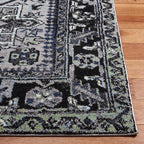 SAFAVIEH Vintage Hamadan Collection Runner Rug - 2'3" x 14', Light Grey & Dark Grey, Traditional Persian Design, Non-Shedding & Easy to Clean, Ideal for Hallway, Foyer, Entryway, Bedroom (VTH211F)