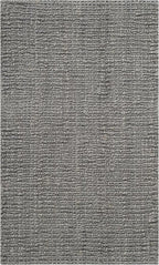 SAFAVIEH Natural Fiber Collection Area Rug - 2'6" x 4', Light Grey, Handmade Jute, Farmhouse Style, Chunky Textured Thick Pile (NF447G)