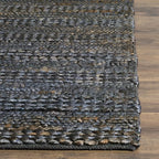 SAFAVIEH Area Rug 3x5 - Natural Fiber Collection - Grey, Handmade Jute, Braided Woven Design, Ideal for Entryway, Living Room, Bedroom (NF212G)