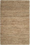 SAFAVIEH Natural Fiber Collection Accent Rug - 2'3" x 4', Natural, Handmade Jute, Braided Woven Design, Ideal for Entryway, Living Room, Bedroom (NF212A)