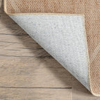 Nuloom Billy Ivory, 5' x 8', Recycled Polyester, Soft and Textured, High Traffic, Stain Resistant, Easy Clean, Durable, Machine Washable Runner for Bedroom, Living Room, Dining, Den, Foyer, Entryway