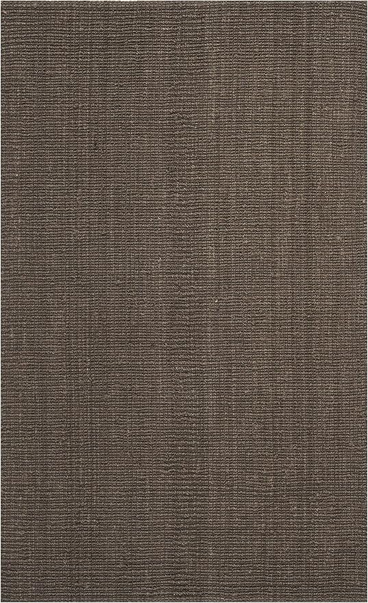 SAFAVIEH Area Rug 5x8 - Natural Fiber Collection - Brown, Handmade Jute, Farmhouse Style, Chunky Textured Thick Pile (NF447D)