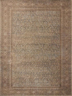 Loloi Amber Lewis Cambria Collection CBR-07 Ocean/Bark 10'-0" x 14'-0" Area Rug Jute, Neutral, Vintage Style, Antique Tone, Living, Bedroom, Dining, Carpet
