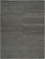 SAFAVIEH Area Rug 8x10 - Natural Fiber Collection - Large - Charcoal, Handmade Jute, Braided Woven Design, Ideal for Living Room, Bedroom (NF212C)