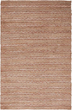 SAFAVIEH Natural Fiber Collection Accent Rug - 4' x 6', Rust & Natural, Handmade Flat Weave Stripe Jute & Cotton Jute, Ideal for High Traffic Areas in Entryway, Living Room, Bedroom (NFB655P)