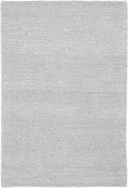 SAFAVIEH Area Rug 6x9 - Natura Collection - Silver, Handmade Wool Blend, Textured Design, Ideal for Living Room, Bedroom, Dining Space (NAT425G)