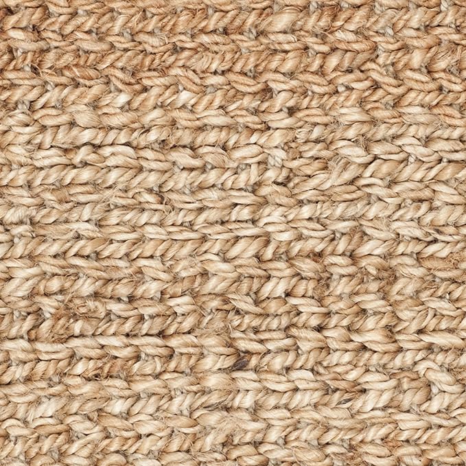 SAFAVIEH Natural Fiber Collection Accent Rug - 2' x 3', Natural, Handmade Farmhouse Jute, Ideal for High Traffic Areas in Entryway, Living Room, Bedroom (NF732A)