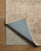 Loloi Amber Lewis Cambria Collection CBR-08 Ocean/Brick 3'-6" x 5'-6" Accent Rug Jute, Neutral, Vintage Style, Antique Tone, Living, Bedroom, Dining, Carpet