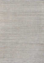 Nuloom Elfriede Handmade, Grey, 6' Round, Solid, Rustic, Jute, Soft and Textured, High Traffic, Stain Resistant, Easy Clean, Durable Area Rug for Bedroom, Living Room, Dining, Den, Foyer