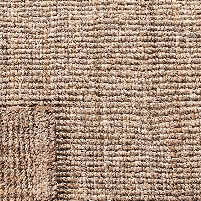 SAFAVIEH Natural Fiber Collection Runner Rug - 2'3" x 7', Grey, Handmade Farmhouse Country Boho Rustic Jute, Ideal for High Traffic Areas in Living Room, Bedroom (NF808F)