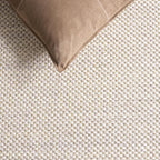 SAFAVIEH Area Rug 8x10 - Natural Fiber Collection - Large - Marble & Black, Sisal, Woven Design with Border (NF143A)