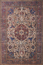 Loloi Loren Collection LQ-11 Sand/Multi 2'-6" x 7'-6" Runner Rug