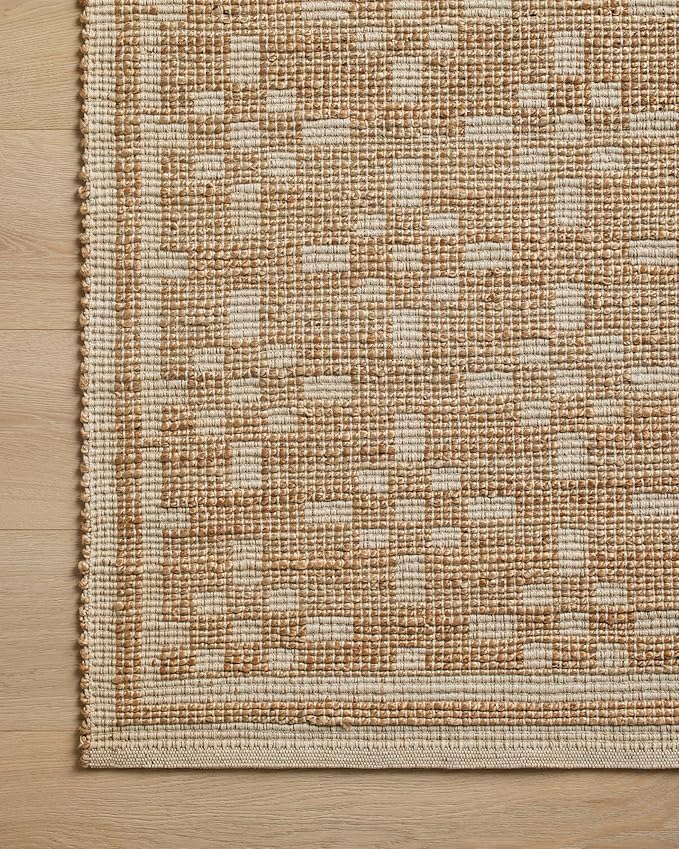 Loloi Chris Loves Julia Judy Collection JUD-07 Natural/Ivory 3'-6" x 5'-6" Accent Rug
