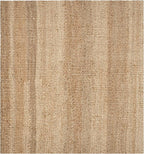 SAFAVIEH Natural Fiber Collection Area Rug - 7' Square, Natural, Handmade Farmhouse Jute, Ideal for High Traffic Areas in Living Room, Bedroom (NF732A)