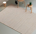 Savi Home Jute Cotton Rug 6'x9' ft – Hand Woven Soft Cotton Jute Area Rug, Natural Farmhouse Décor for Living Room, Rustic Vintage Boho Style Carpet