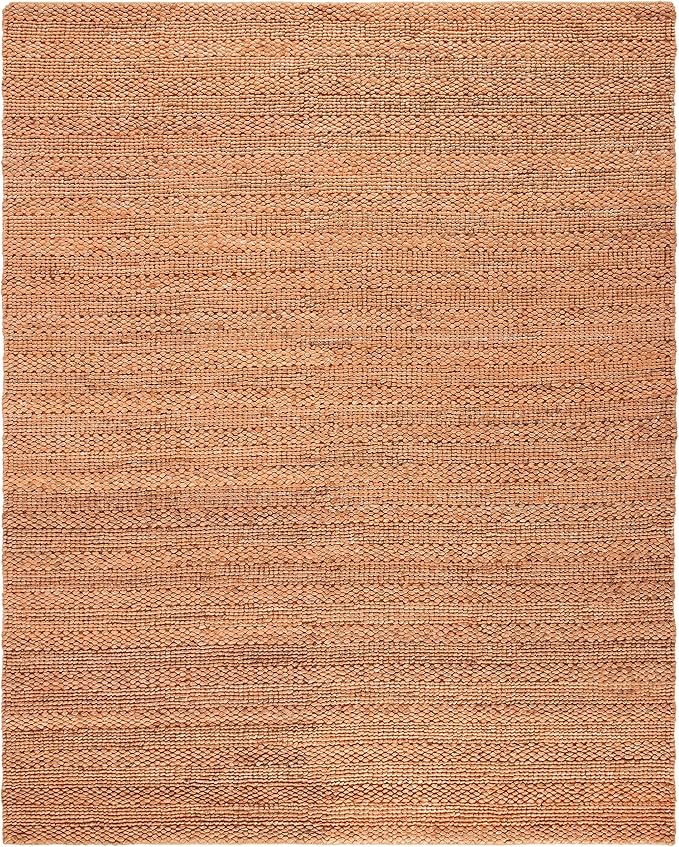 SAFAVIEH Natural Fiber Collection Area Rug - 9' x 12', Gold, Handmade Jute, Braided Woven Design, Ideal for Living Room, Bedroom (NF212E)