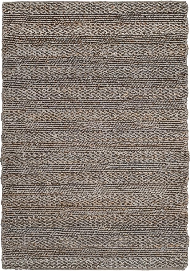 SAFAVIEH Natural Fiber Collection Accent Rug - 2'3" x 4', Beige, Handmade Jute, Braided Woven Design, Ideal for Entryway, Living Room, Bedroom (NF212B)