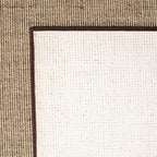 Martha Stewart x SAFAVIEH Area Rug Collection - 5' x 7', Light Brown, Sisal & Jute, Farmhouse Style, Ideal for Living Room, Bedroom, Office, Dining Space (MSR9501T)