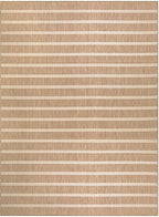 Nourison Home Positano Beige Ivory 9' x 12' Area Rug - Easy Clean, Non Shedding, Bed Room, Living Room, Dining Room, Kitchen (9' x 12')