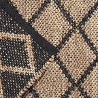 · REDEARTH · Jute Cotton Area Rug - 2'x3' Rectangular Rug, Sustainable Handwoven, Non-Shedding, Soft & Durable – Reversible, Neutral Tones for Home Décor in Living Room, Dining Room, Bedroom