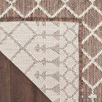 Nourison Home Positano Natural 5' x 7' Area Rug - Easy Clean, Non Shedding, Bed Room, Living Room, Dining Room, Kitchen (5' x 7')