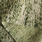 SAFAVIEH Natura Collection Area Rug - 6' Round, Green & Ivory, Handmade Wool Blend, Textured Design, Ideal for Living Room, Bedroom, Dining Space (NAT425Y)