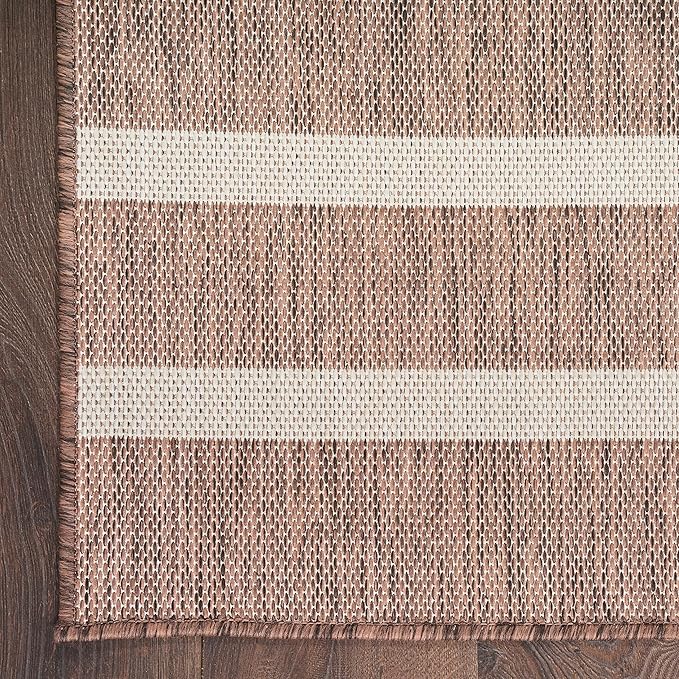 Nourison Home Positano Natural Ivory 5' x 7' Area Rug - Easy Clean, Non Shedding, Bed Room, Living Room, Dining Room, Kitchen (5' x 7')
