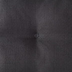 Square Tufted Floor Pillow with Removable Cover, Black, Medium (32")