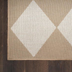 Nourison Home Washable Modern Jute Natural Ivory 7'10" x 9'10" Area Rug - Easy Clean, Non Shedding, Bed Room, Living Room, Dining Room, Kitchen (8' x 10')